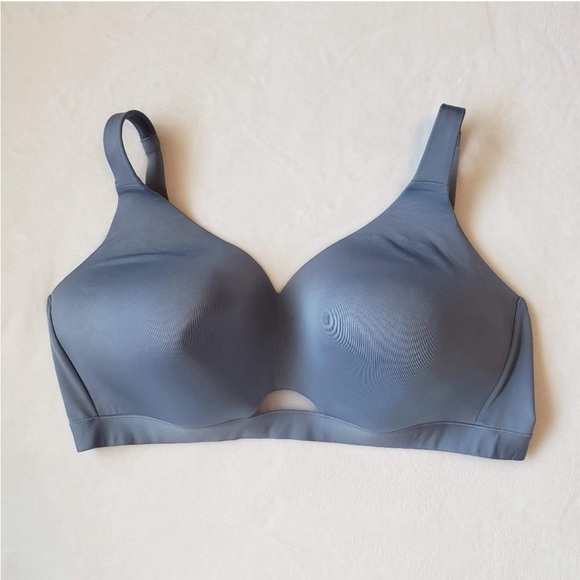 CACIQUE Set of 2 Comfort Bliss Lightly Lined No-Wire Bra 44G Brown Blue - Picture 10 of 14